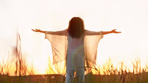istock Woman standing in meadow 1764661538