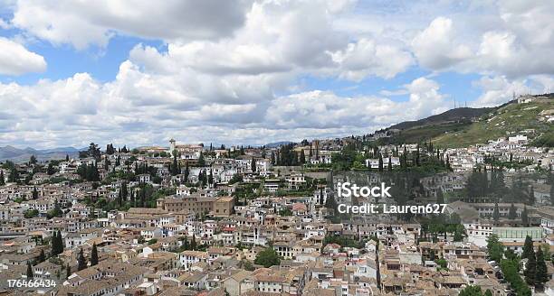 Foto de Vista De Granada e mais fotos de stock de Alhambra - Granada - Alhambra - Granada, Espanha, Fotografia - Imagem