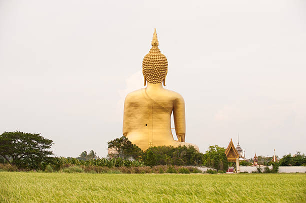 istock Golden Buddha statue at Wat Muang 176466490