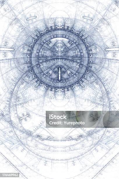 Abstract Blue On White Theme Stock Photo - Download Image Now - Alchemy, Navigational Compass, Astrology