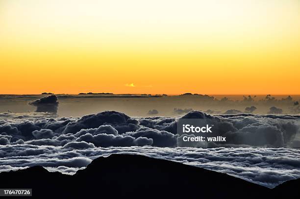 Sunrise At Haleakala Crater Maui Hawaii Stock Photo - Download Image Now - Haleakala National Park, Blue, Cloud - Sky