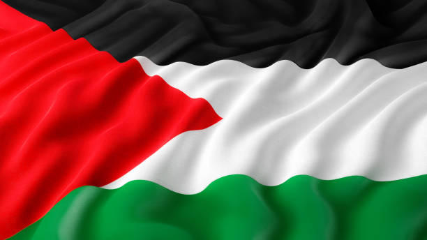 istock Waving flag of Palestine 1764722178