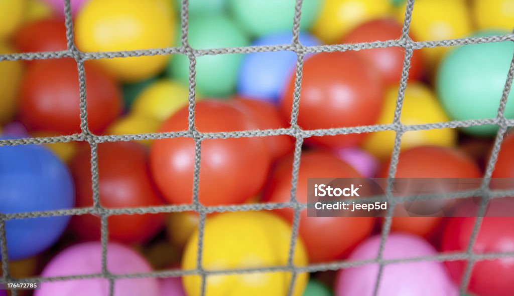 Coloured Balls multicoloured balls from a childrens ball pit. Backgrounds Stock Photo