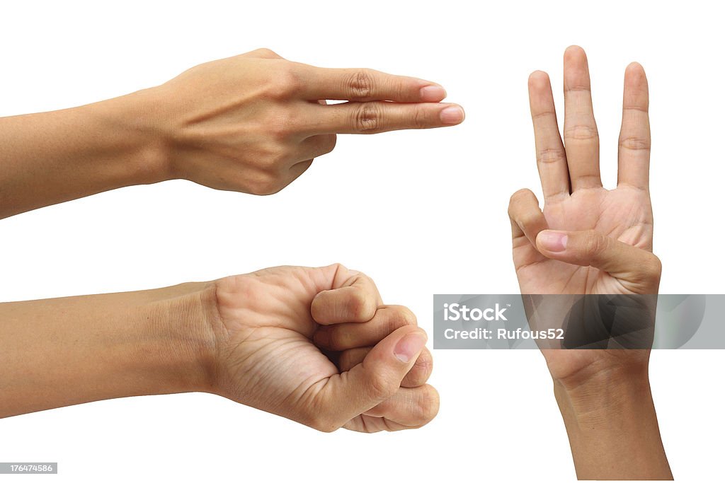 Mão em diferentes formatos - Foto de stock de Abstrato royalty-free