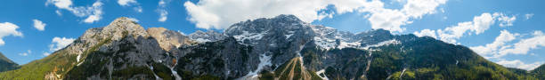 amazing mountain landscape and clouds