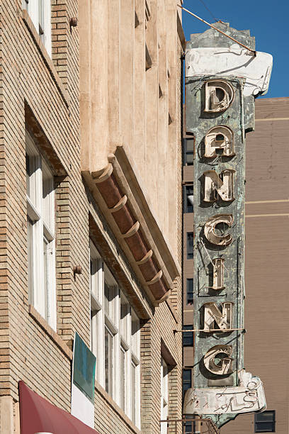 istock Vintage Weathered Dancing Hall Sign 176475374
