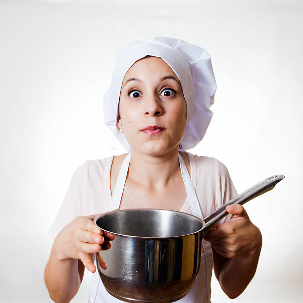 istock Beautiful chef girl 176475601