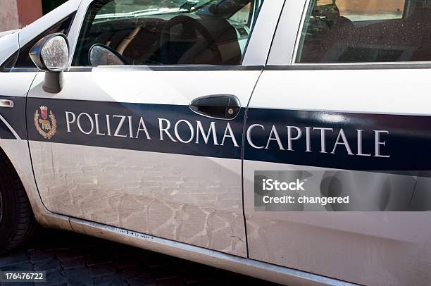 Macchina Della Polizia - Fotografie stock e altre immagini di Ambientazione esterna - Ambientazione esterna, Arresto, Attrezzatura