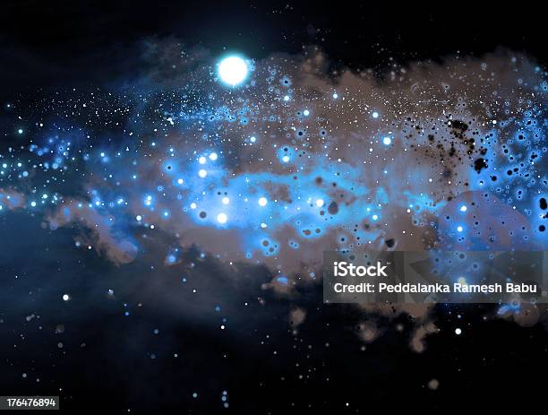 Galáxia No Espaço - Fotografias de stock e mais imagens de Abstrato - Abstrato, Acender, Argolas de Ginástica - Equipamento
