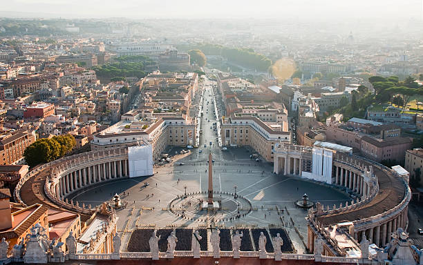 istock Panoramic of St. Peter's Square , Rome 176476999
