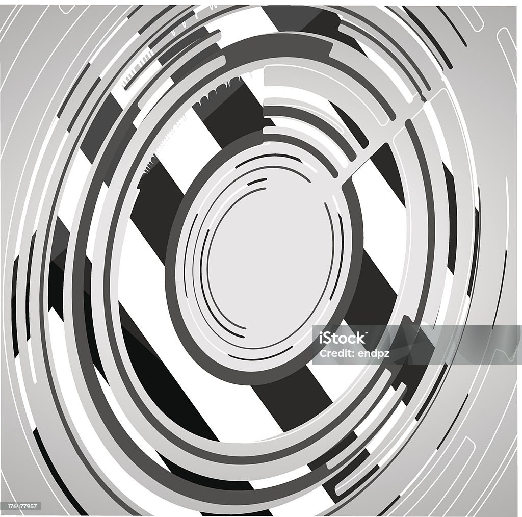 Technologie abstraite cercles fond - clipart vectoriel de Abstrait libre de droits