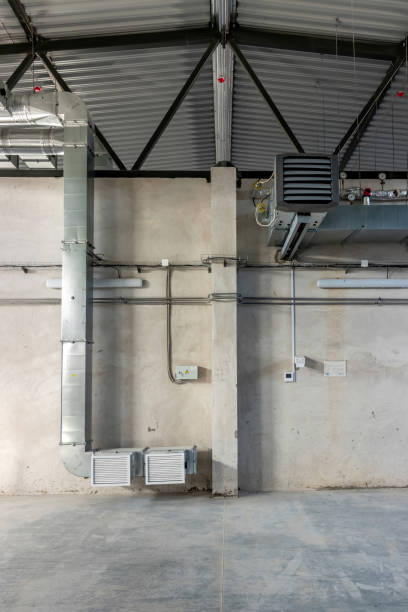 istock Industrial air duct ventilation equipment at ceiling 1764779787