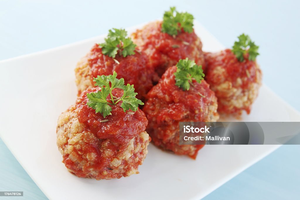 Boulettes de viande à la sauce tomate - Photo de Aliment libre de droits