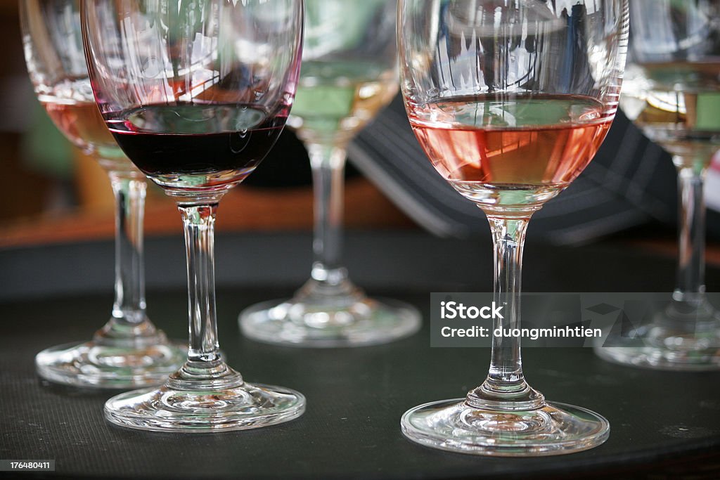 Czerwone i białe wino - Zbiór zdjęć royalty-free (Abstrakcja)