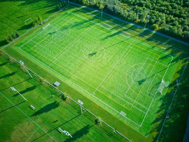 istock Soccer Field  at a Public Recreational Complex in a Rural Town 1764811273