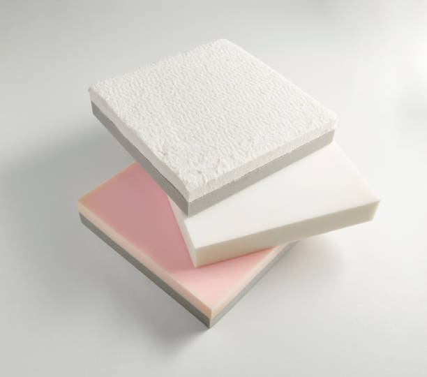istock Mattress bed sponge section on the isolated white background. 1764829630