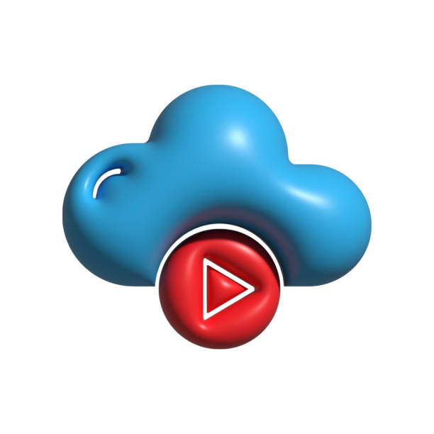 3D Realistic LIVE STREAM Icon. 3D Icon Isolated on White.