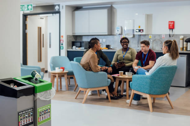 istock Recycle Bins in the Common Room 1764856325