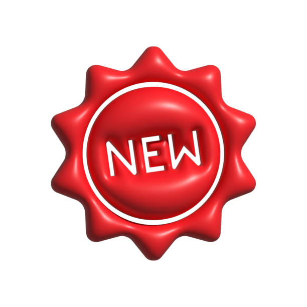 3D Realistic NEW PRODUCT Icon. 3D Icon Isolated on White.