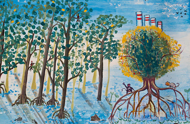 istock hand Drawn Eco Symbols by  thai young artist 176486414