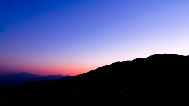 istock Twilight time. colourful sky landscape background 1764870152