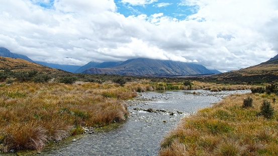 The landscape of Mount Sunday, New Zealand