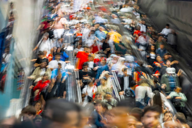 istock Crowd in the subway.Unrecognizable person. 1764956761