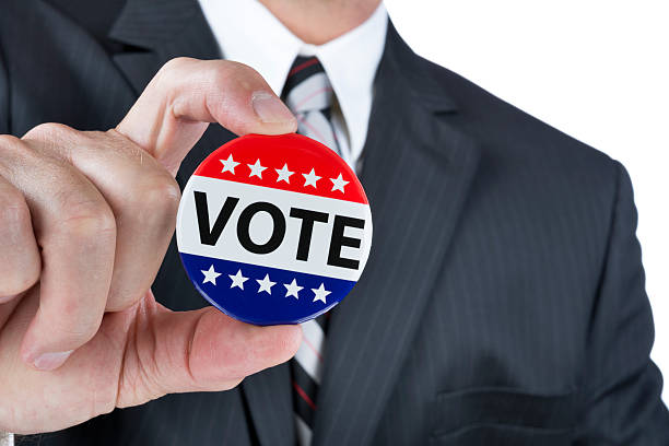 istock Political vote badge 176496221