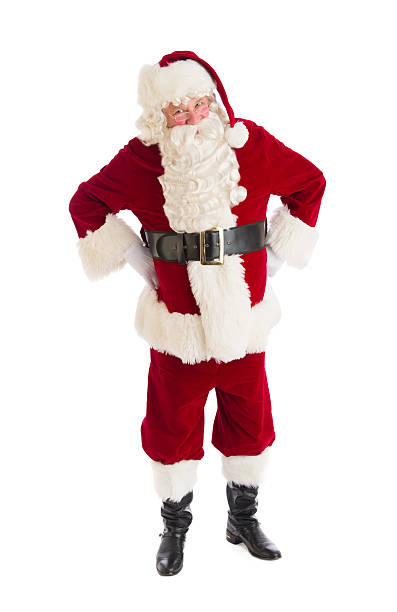 istock Santa Claus Standing With Hands On Hips 176496486