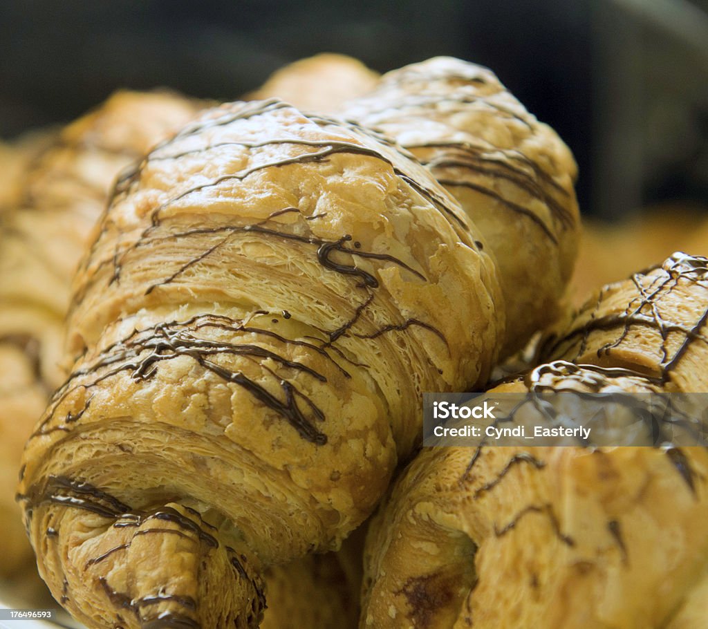 Chocolate Croissants cheia - Royalty-free Filo Foto de stock