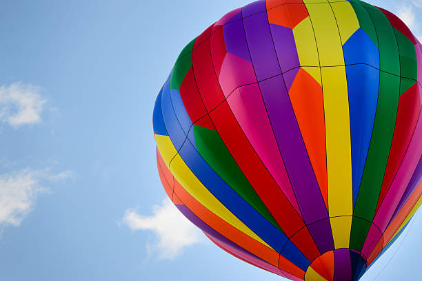 istock Colorful Hot Air Balloon in Sky 176497252