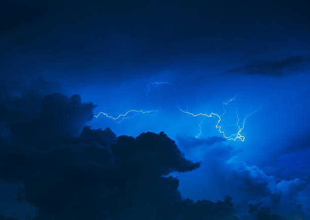 Lightning Streaks stock photo