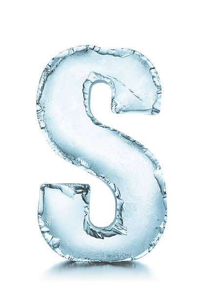 istock Letter S frozen ice block alphabet 176499857