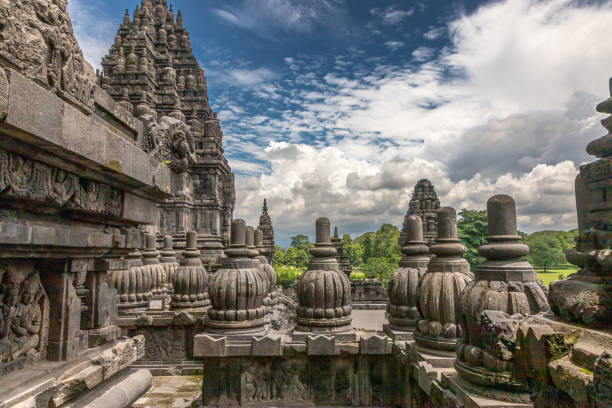 The Prambanan temple, Yogyakarta, Indonesia. Java island.