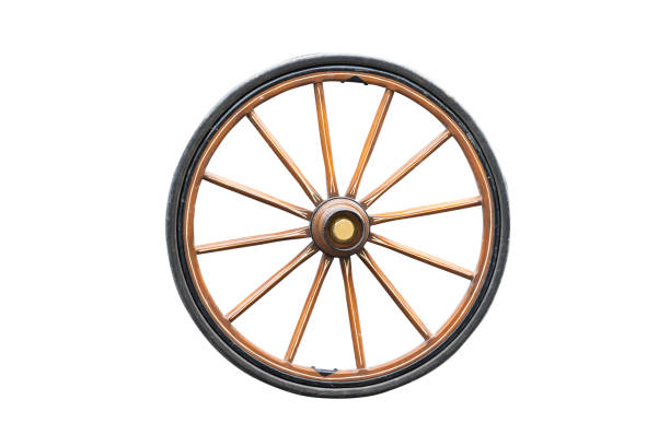 istock wheel from a carriage isolated 1765035020