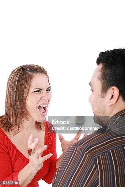 Young Couple In Conflict Shouting Stock Photo - Download Image Now - Adult, Adults Only, Aggression