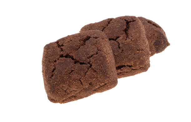 istock square chocolate chip cookies with chocolate isolated 1765057803