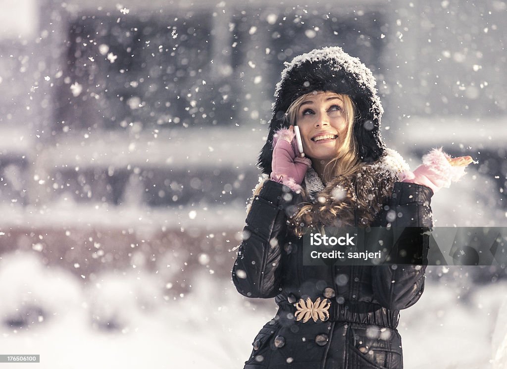 Winter dreams - Lizenzfrei Blondes Haar Stock-Foto