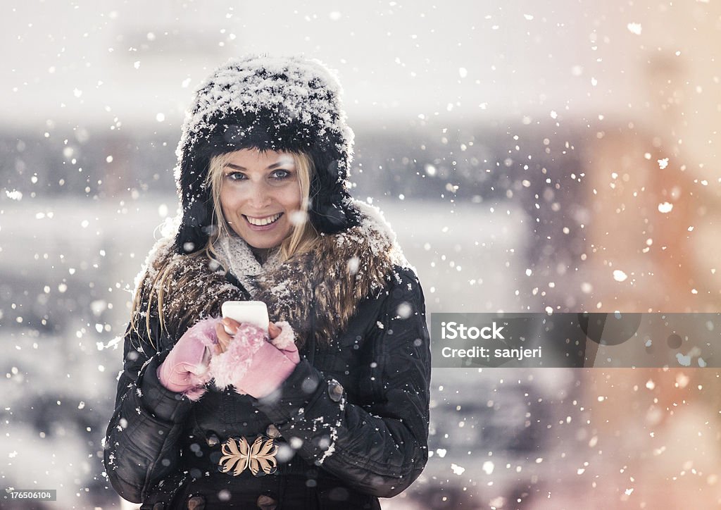 Winter dreams - Lizenzfrei Blondes Haar Stock-Foto