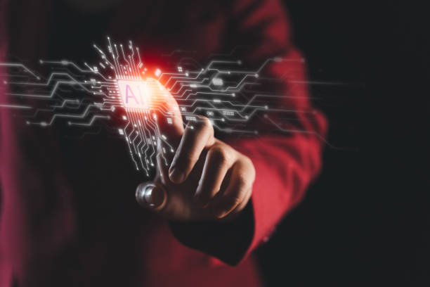 istock Connecting with Innovation Businessman's Hand and AI Technology 1765101740