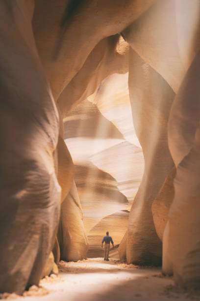 istock Walking Through A Slot Canyon, Miniature Photography 1765116372