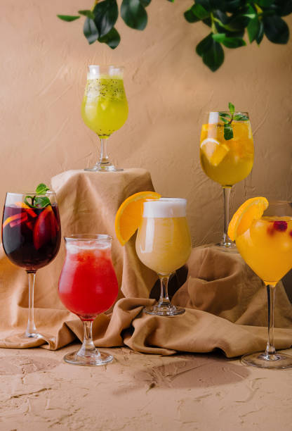 istock Variety of tropical cocktails 1765123042