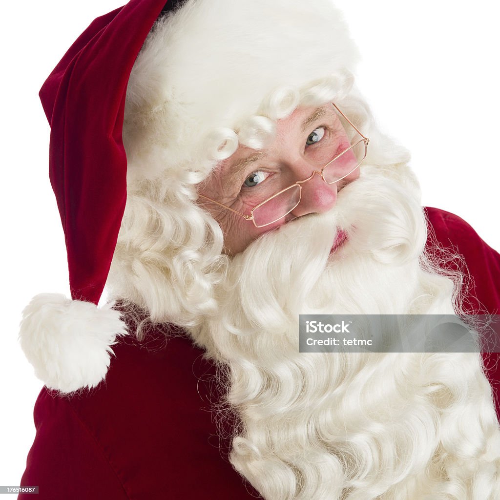 Портрет Санта-Клауса - Стоковые фото 60-69 лет роялти-фри