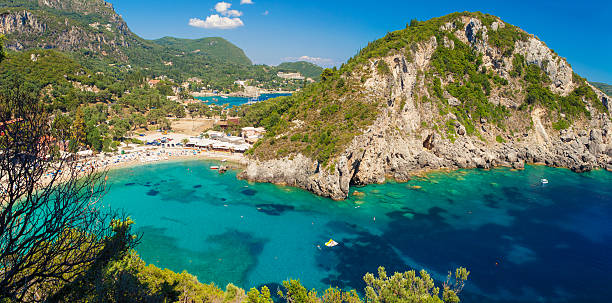 istock Island of Corfu and beach 176518337