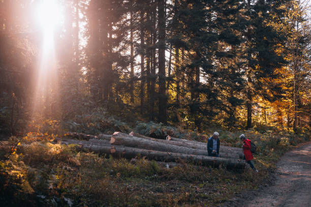 istock Active senior couple enjoying an autumn day 1765189761
