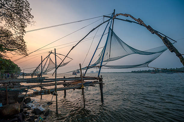 istock Chinese fishing nets, Kochi, India 176522006