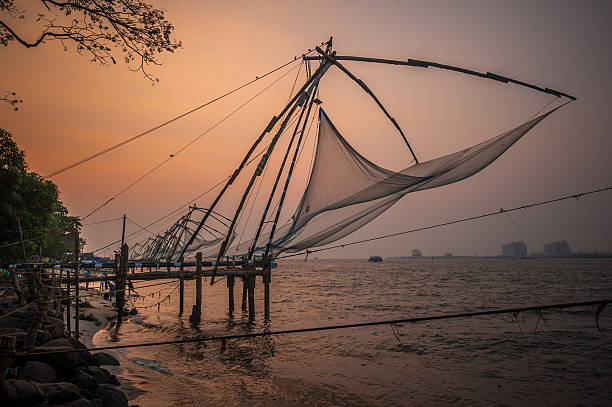 istock Chinese fishing nets, Kochi, India 176522007