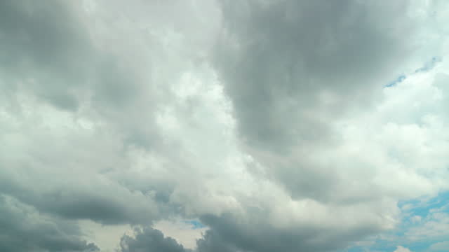 Time lapse of clouds and sky in during the approaching storm.