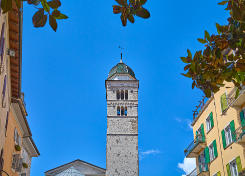 Trento, Italy, the bell tower of the  Santa Maria Maggiore basilica