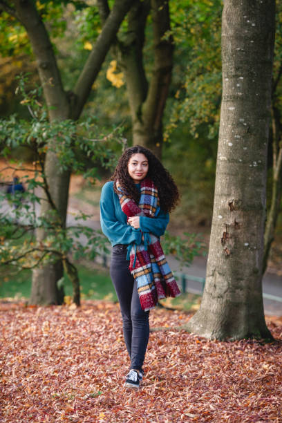 Passeggiata autunnale - foto stock